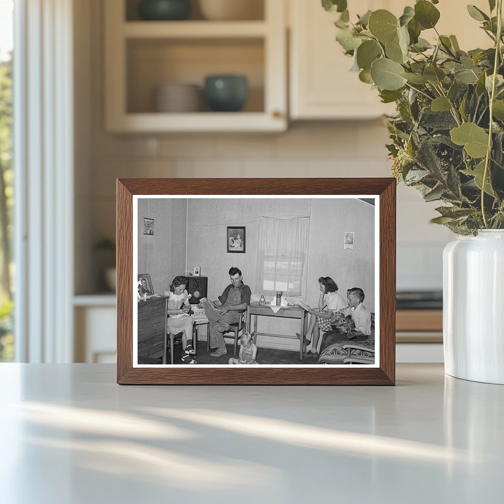 1941 Farm Worker Family at Caldwell Idaho Labor Camp - Available at KNOWOL