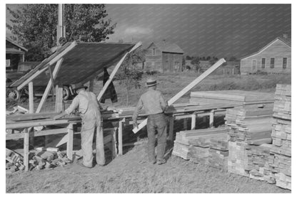 1941 Lumber Cutting for Sanitary Units in Stanfield Oregon - Available at KNOWOL