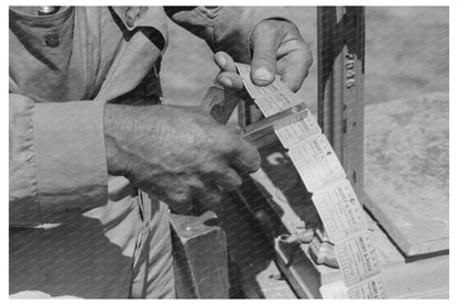 1941 Pea Pickers Crew in Nampa Idaho Agricultural Labor Scene - Available at KNOWOL