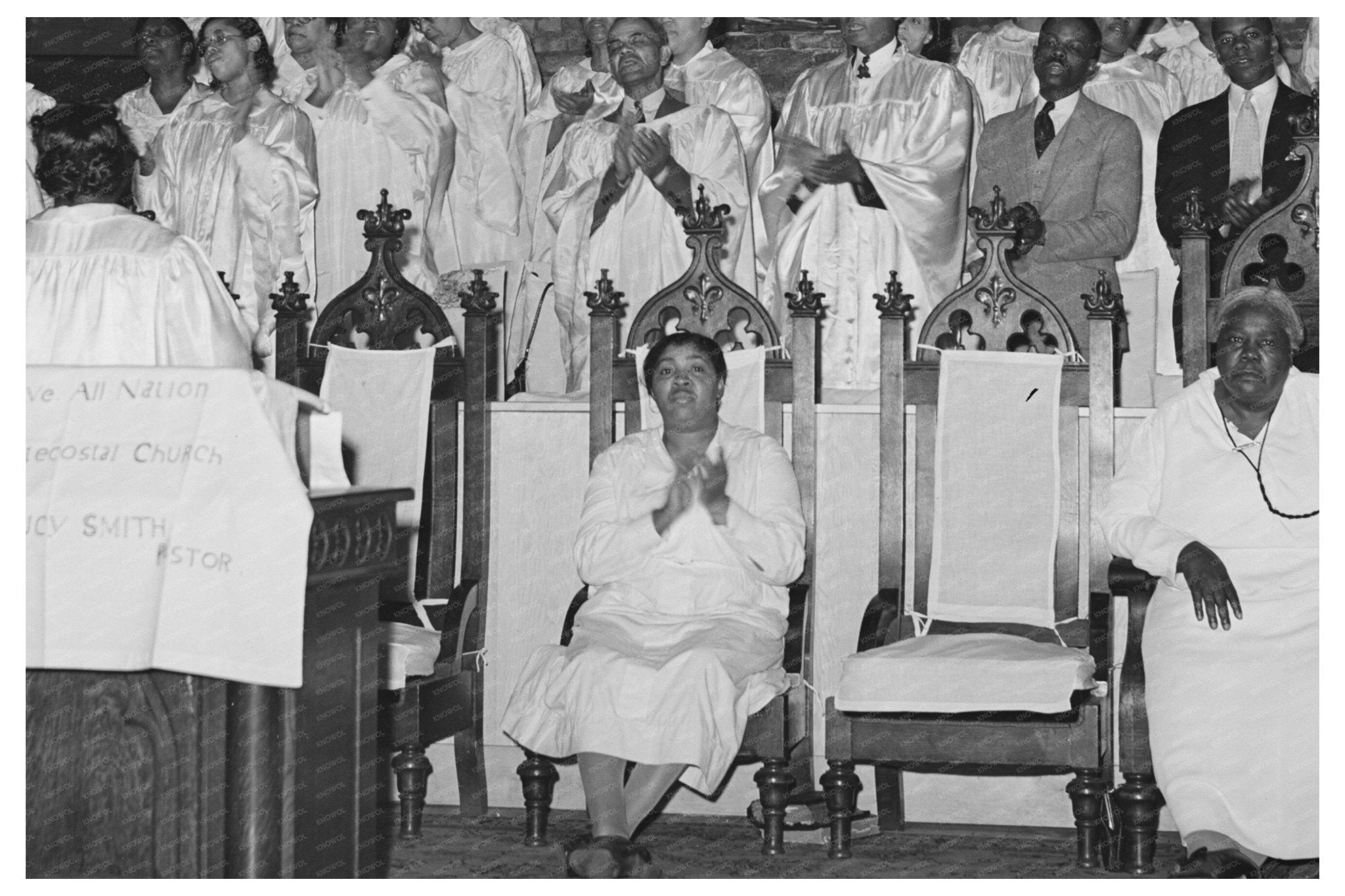 1941 Pentecostal Church Choir Southside Chicago Photo - Available at KNOWOL