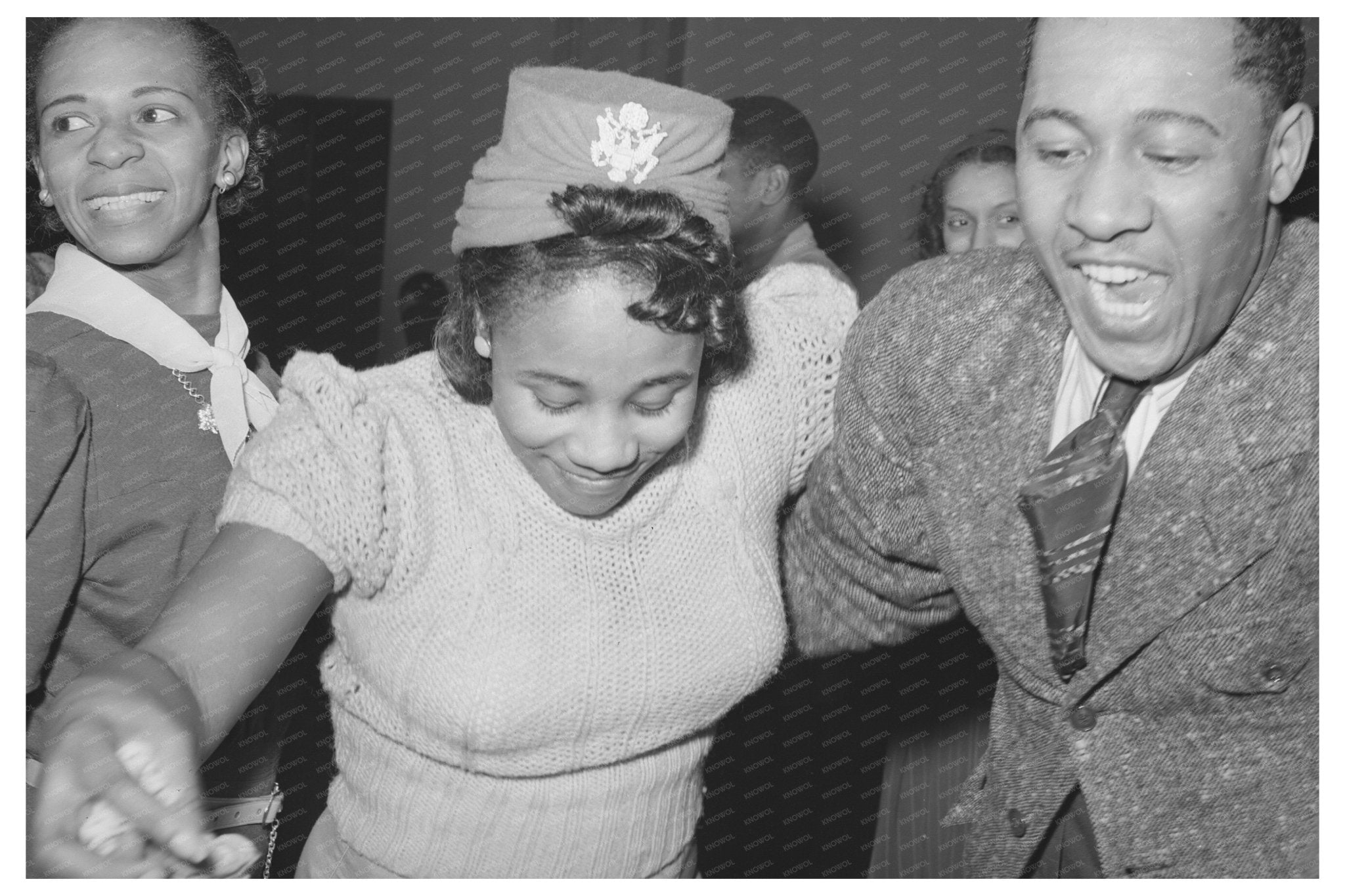 1941 Roller Skating Party at Savoy Ballroom Chicago - Available at KNOWOL