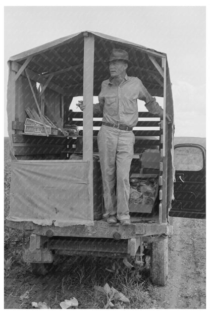 1941 Soft Drink Wagon in Nampa Idaho Pea Field - Available at KNOWOL