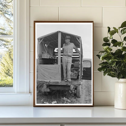 1941 Soft Drink Wagon in Nampa Idaho Pea Field - Available at KNOWOL