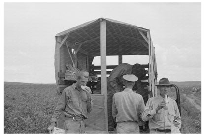 1941 Soft Drink Wagon in Pea Field Nampa Idaho - Available at KNOWOL