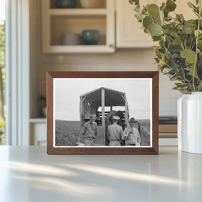 1941 Soft Drink Wagon in Pea Field Nampa Idaho - Available at KNOWOL