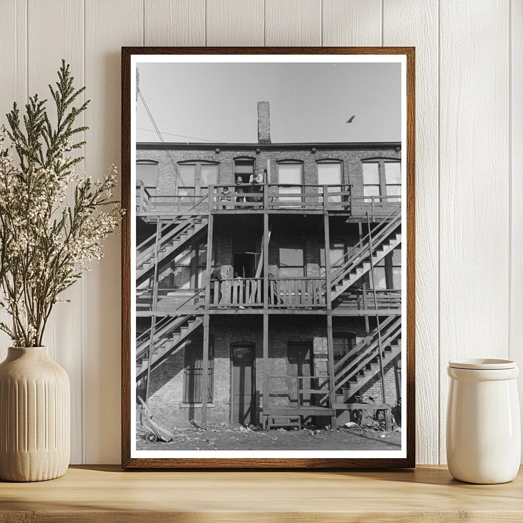 1941 South Side Chicago Apartment Building Photograph - Available at KNOWOL