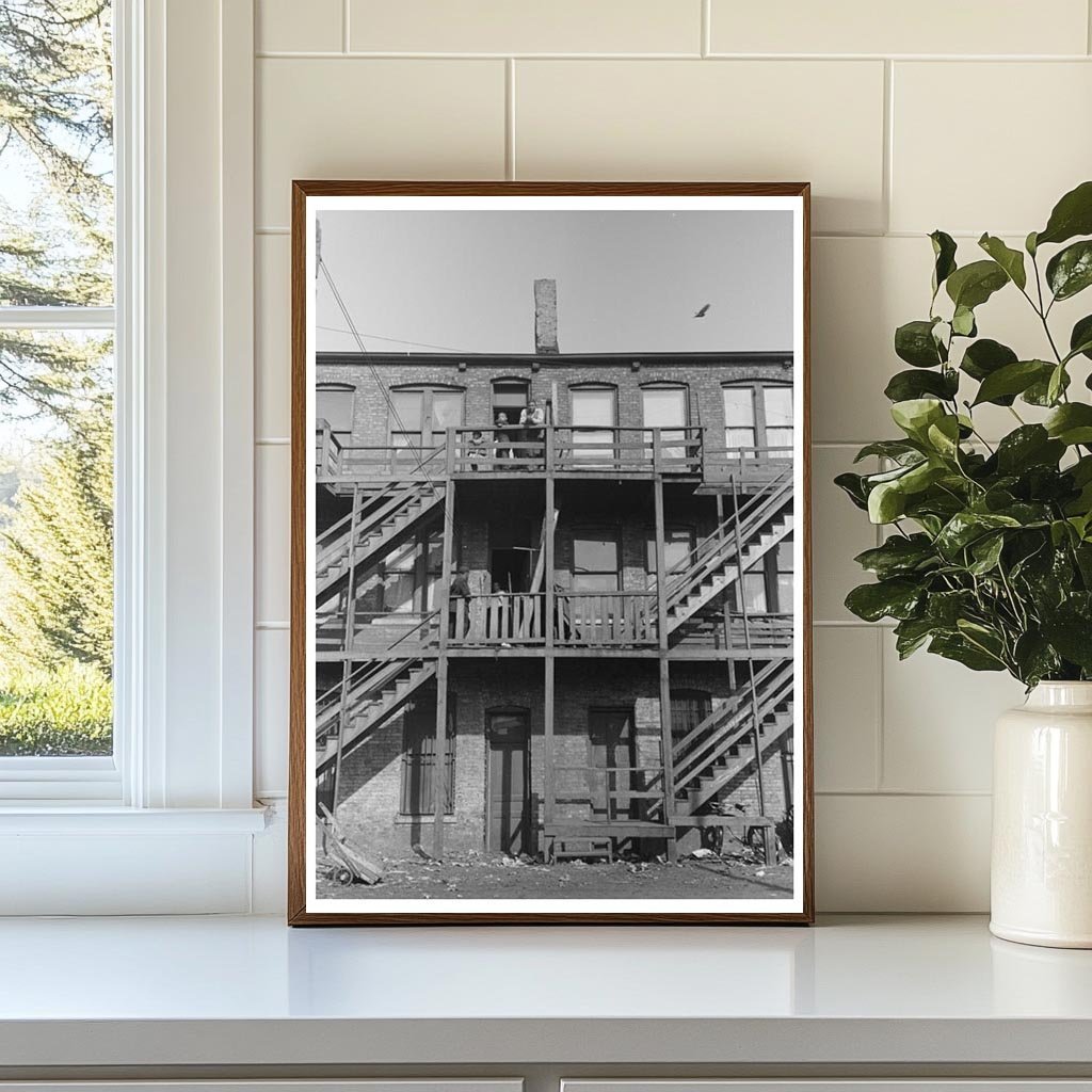 1941 South Side Chicago Apartment Building Photograph - Available at KNOWOL