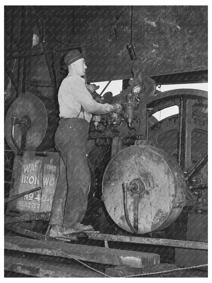 1941 Steam - Driven Donkey at Long Bell Lumber Company - Available at KNOWOL