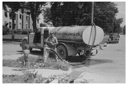 1941 Street Sprinkling Wagon in Caldwell Idaho - Available at KNOWOL