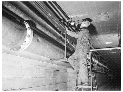 1941 Tunnel Maintenance Crews at Cleveland Defense Plant - Available at KNOWOL