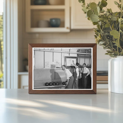 1941 Vintage Chicago Bowling Alley Photograph - Available at KNOWOL