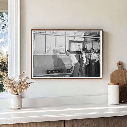 1941 Vintage Chicago Bowling Alley Photograph - Available at KNOWOL