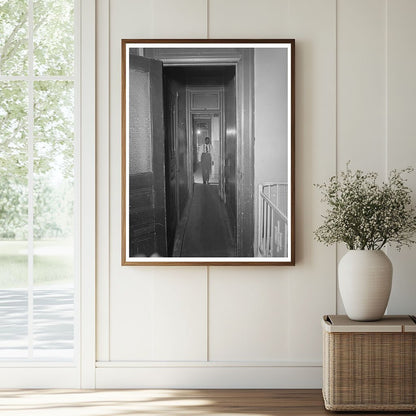 1941 Vintage Chicago Railroad Worker Apartment Hallway Image - Available at KNOWOL
