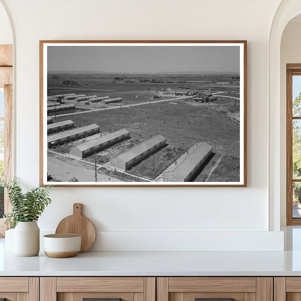 1941 Vintage Farm Labor Camp Row Shelters in Idaho - Available at KNOWOL