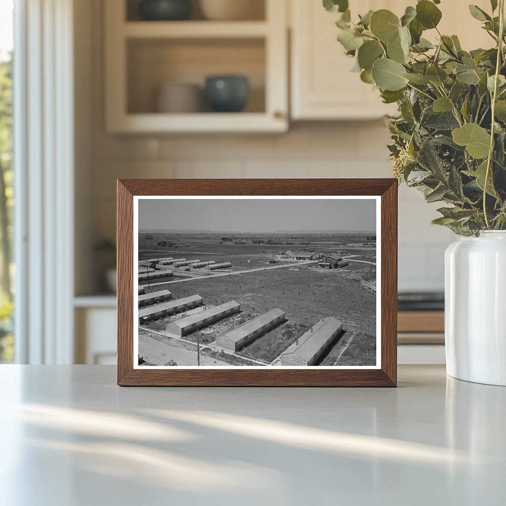 1941 Vintage Farm Labor Camp Row Shelters in Idaho - Available at KNOWOL