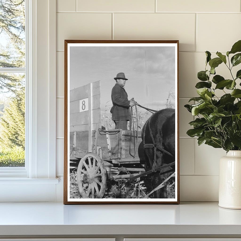 1941 Vintage Farmer Wagon Cornhusking Contest Ontario Oregon - Available at KNOWOL