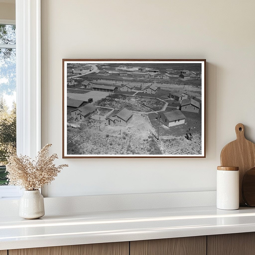 1941 Vintage Photo of Farm Workers Homes Caldwell Idaho - Available at KNOWOL