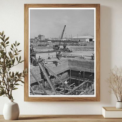 1941 Vintage Photo of San Diego Sewage Plant Construction - Available at KNOWOL