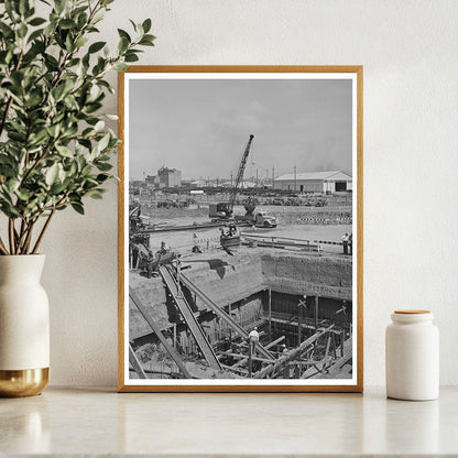 1941 Vintage Photo of San Diego Sewage Plant Construction - Available at KNOWOL