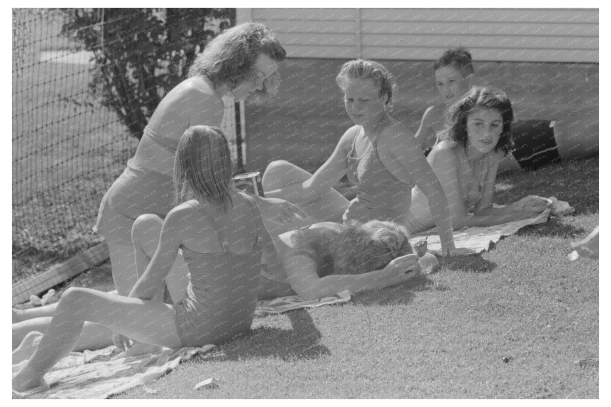 1941 Vintage Swimming Pool Scene in Caldwell Idaho - Available at KNOWOL