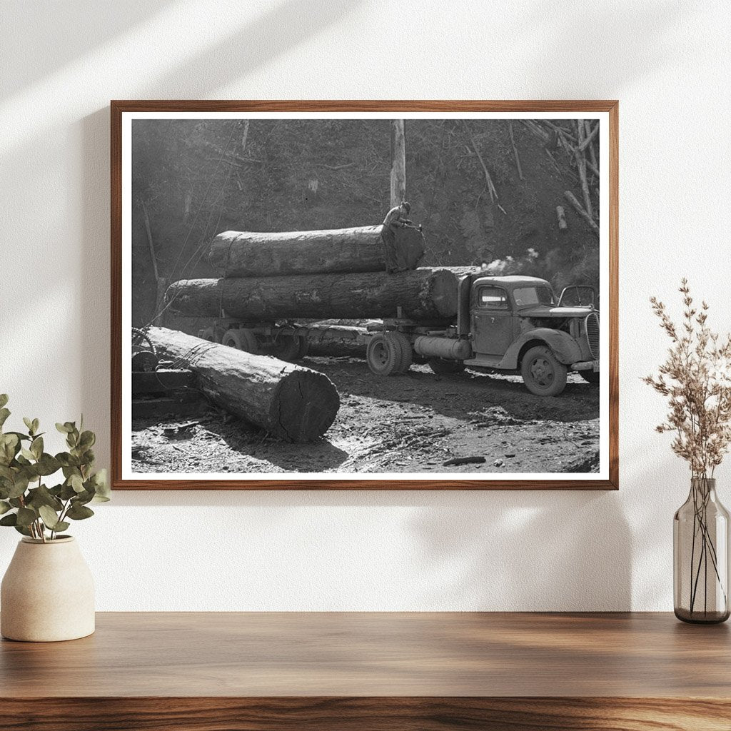 1941 Vintage Timber Transport in Tillamook Oregon - Available at KNOWOL