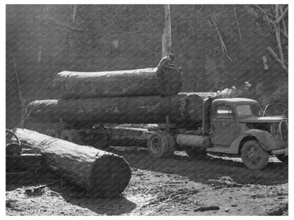 1941 Vintage Timber Transport in Tillamook Oregon - Available at KNOWOL