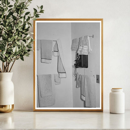 1941 Vintage Towels in San Diego Boarding House for Men - Available at KNOWOL