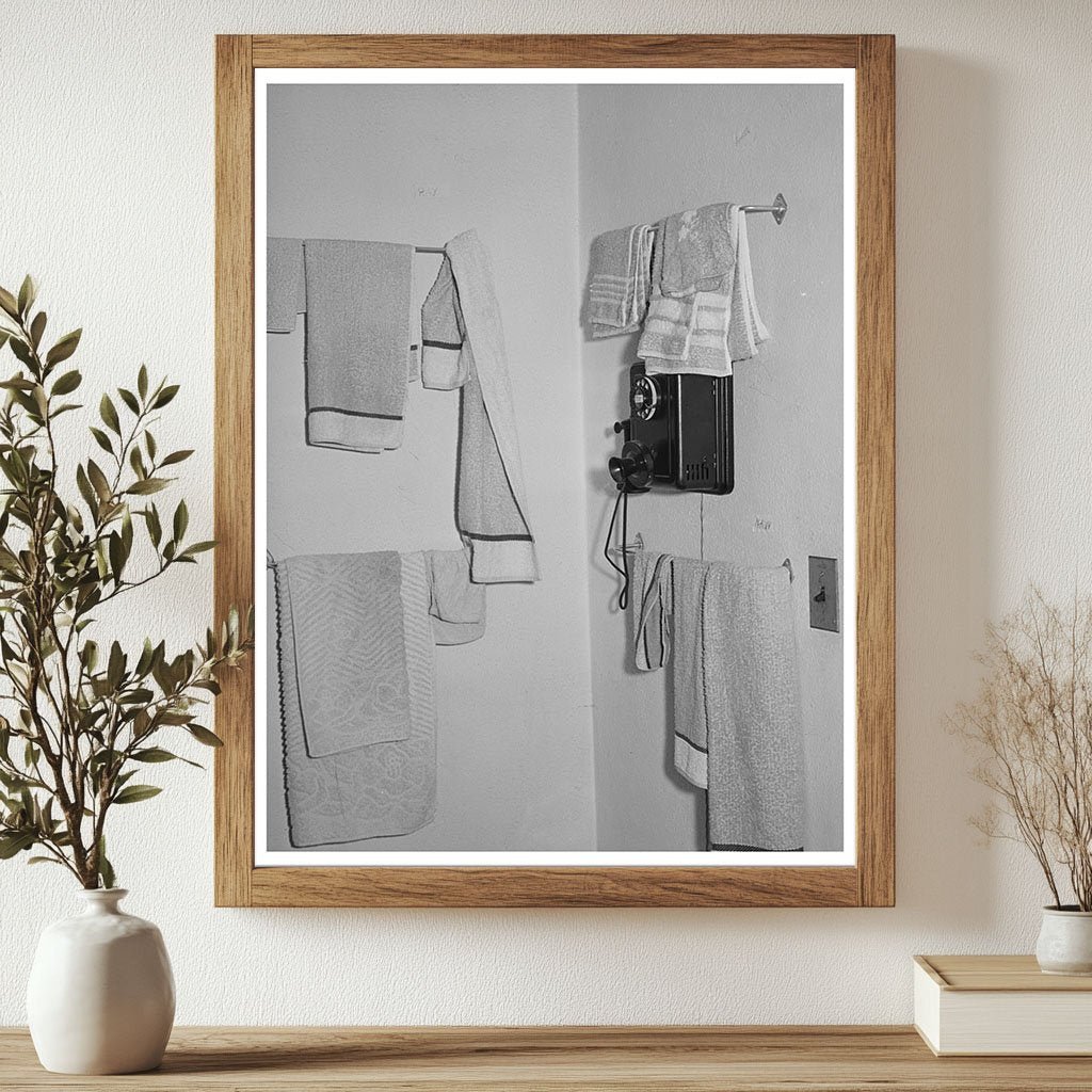 1941 Vintage Towels in San Diego Boarding House for Men - Available at KNOWOL