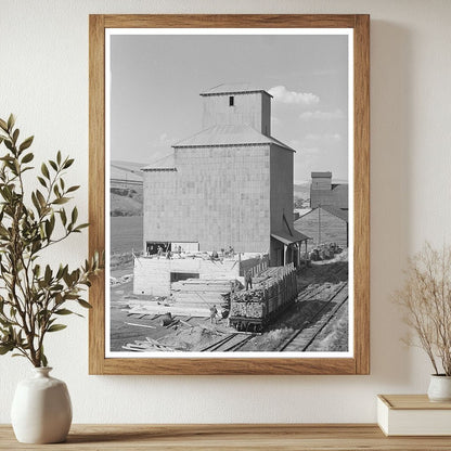 1941 Wheat Elevator Expansion in Dayton Washington - Available at KNOWOL