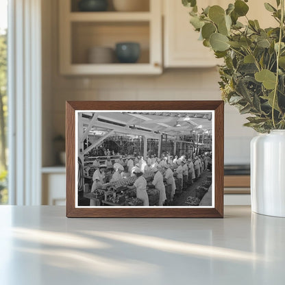 1941 Workers Packing Salmon at Columbia River Packing Association - Available at KNOWOL