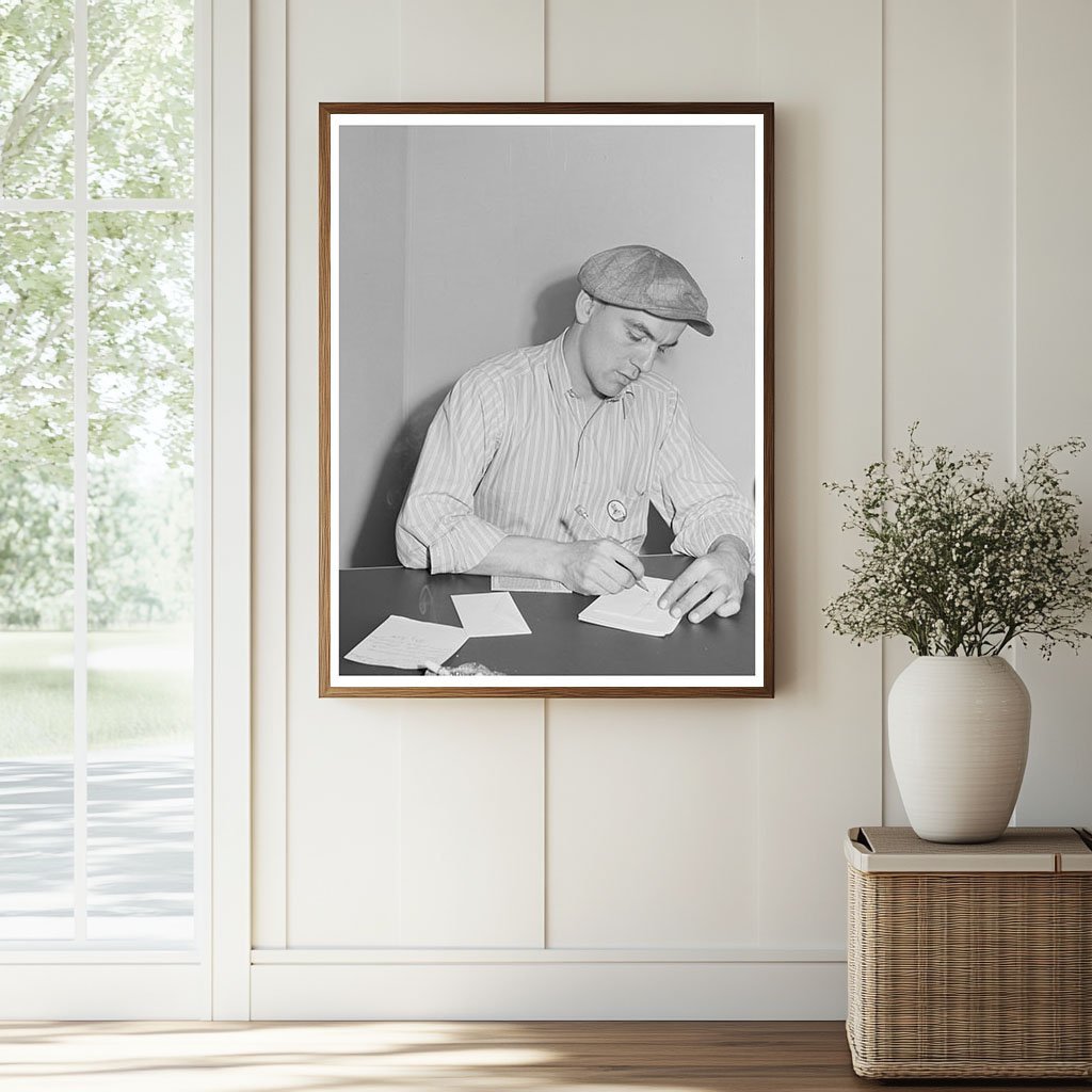 1941 Workman at Bremerton Navy Shipyards Vintage Photo - Available at KNOWOL