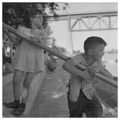 1942 Beach Day in Redding California Historical Photo - Available at KNOWOL