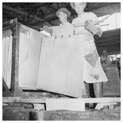 1942 Copper Sheets for War Effort at Phelps - Dodge Plant - Available at KNOWOL