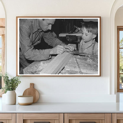 1942 Farm Workers and Son in Arizona Workshop - Available at KNOWOL