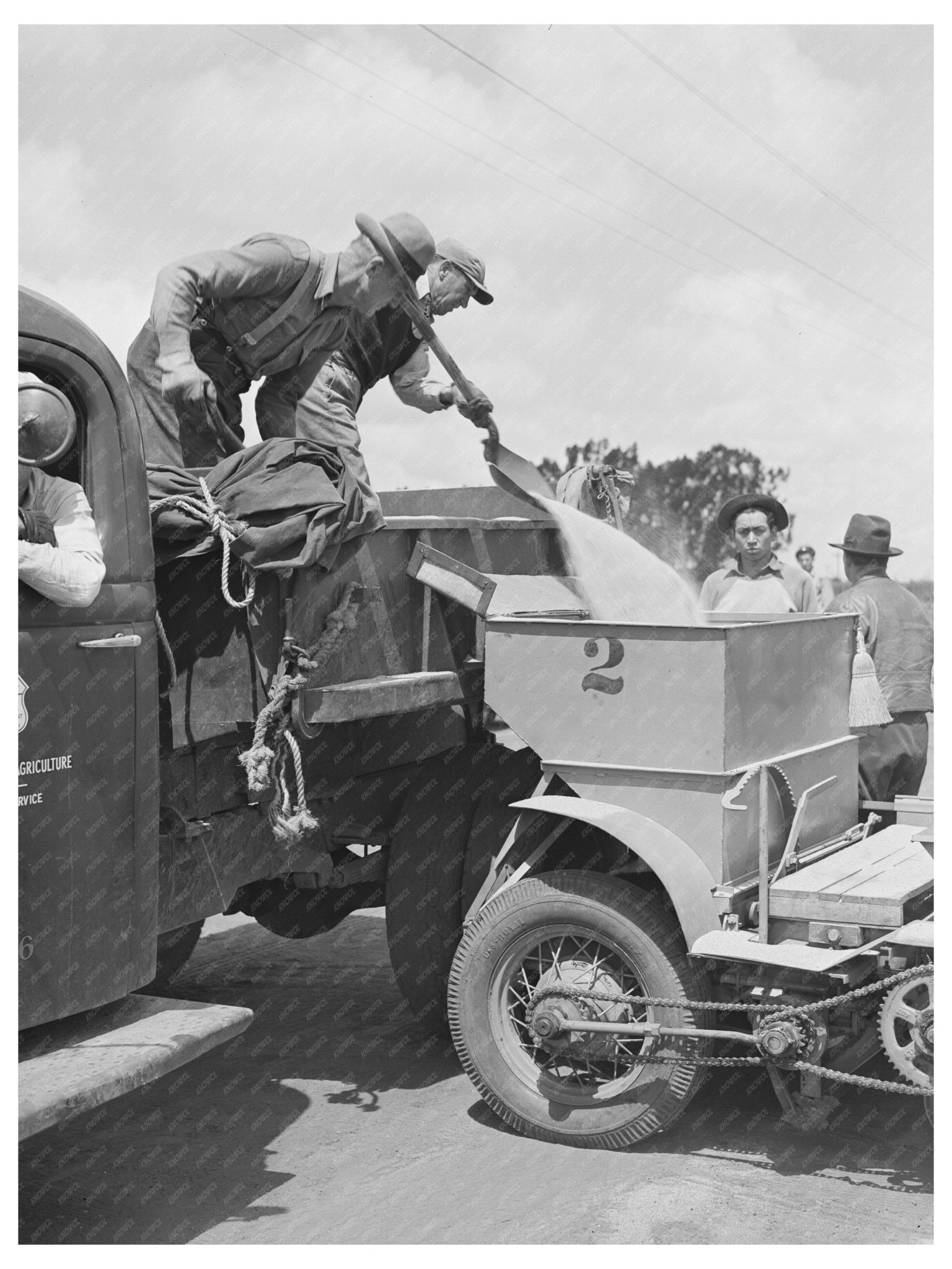 1942 Guayule Planting Workers in Salinas California - Available at KNOWOL