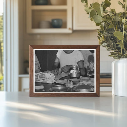 1942 Image of Lunch Prep for Japanese - American Workers Idaho - Available at KNOWOL