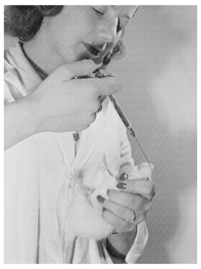 1942 Laboratory Image White Rat Bio - Assay Vitamin Research - Available at KNOWOL