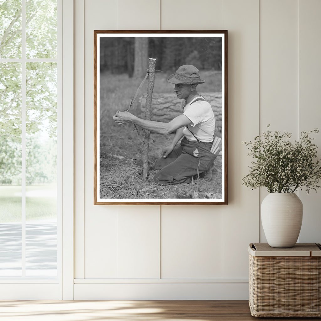 1942 Lumberjack Using Rubberman in Malheur National Forest - Available at KNOWOL