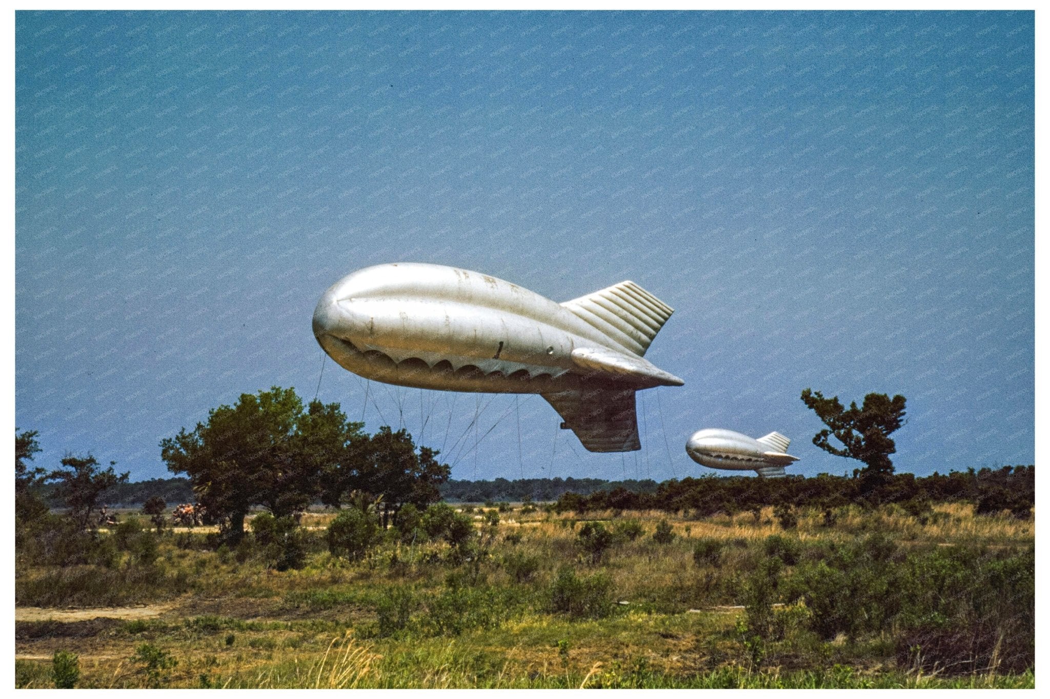 1942 Marine Corps Barrage Balloons Parris Island South Carolina - Available at KNOWOL