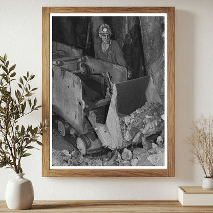 1942 Miner Operating Mucking Machine in Copper Mine - Available at KNOWOL