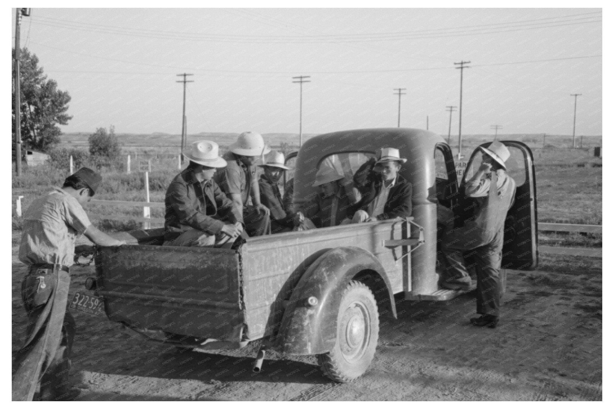 1942 Mobile Camp for Japanese - American Farm Workers in Oregon - Available at KNOWOL