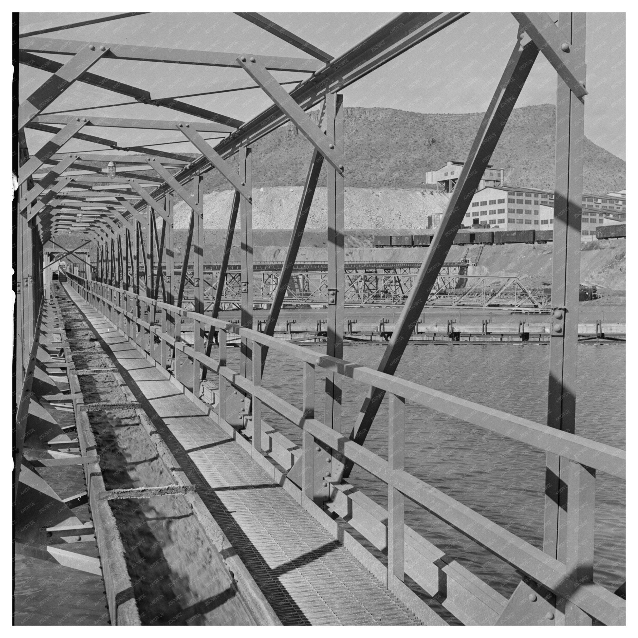 1942 Morenci Arizona Copper Conveyor and Smelter Image - Available at KNOWOL