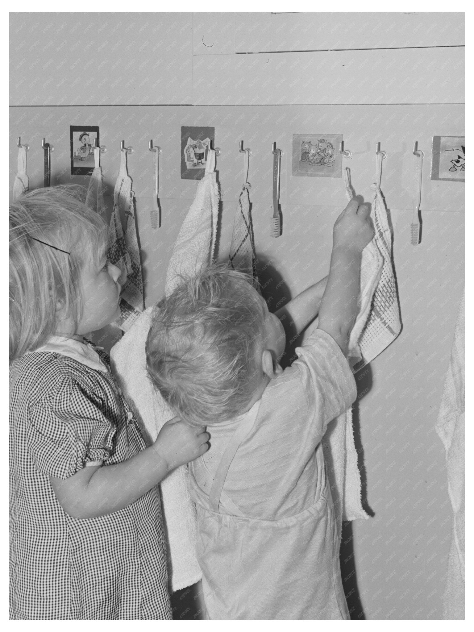 1942 Nursery School for Farm Workers in Woodville California - Available at KNOWOL