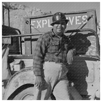 1942 Phelps - Dodge Mining Worker Transporting Explosives - Available at KNOWOL