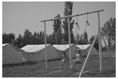 1942 Playground for Japanese Children in Idaho Camp - Available at KNOWOL