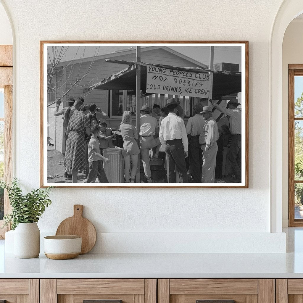 1942 Refreshment Stand at Farm Workers Field Day Yuma AZ - Available at KNOWOL