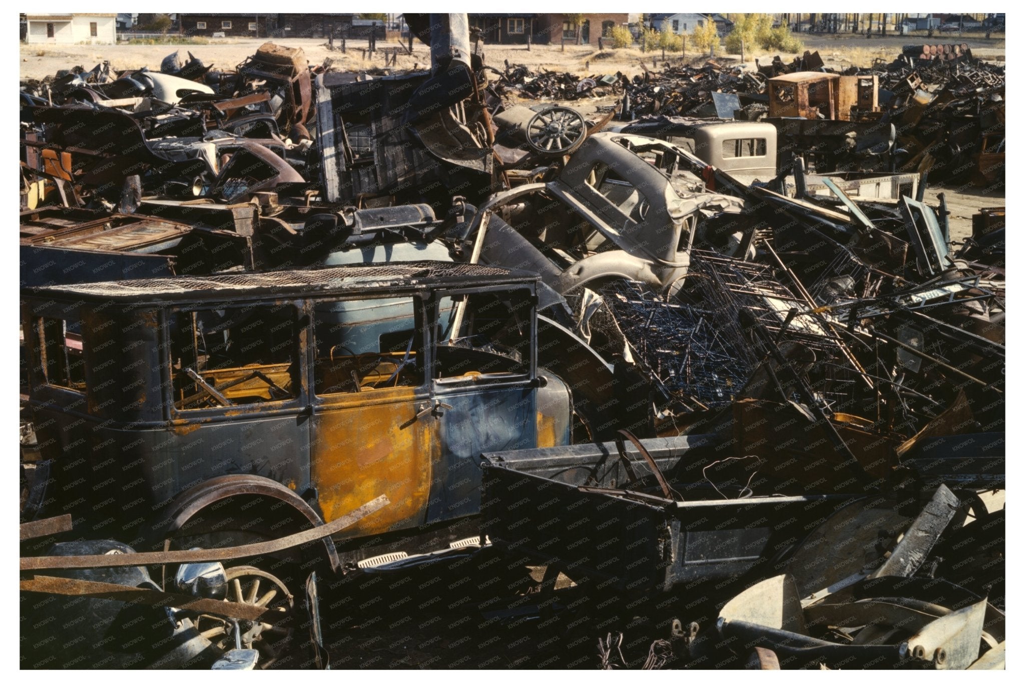 1942 Scrap and Salvage Depot in Butte Montana - Available at KNOWOL