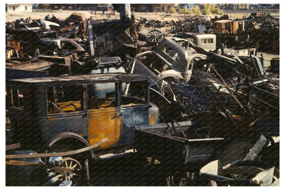 1942 Scrap and Salvage Depot in Butte Montana - Available at KNOWOL