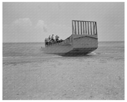 1942 Steel Ramp Boat for Military Operations - Available at KNOWOL