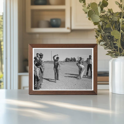 1942 Top Spinning Contest at Farmworkers Field Day Yuma - Available at KNOWOL